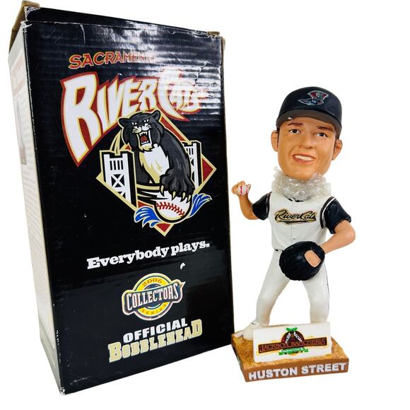 Huston Street Bobblehead Sacramento River Cats Oakland A's SGA - Picture 1 of 10